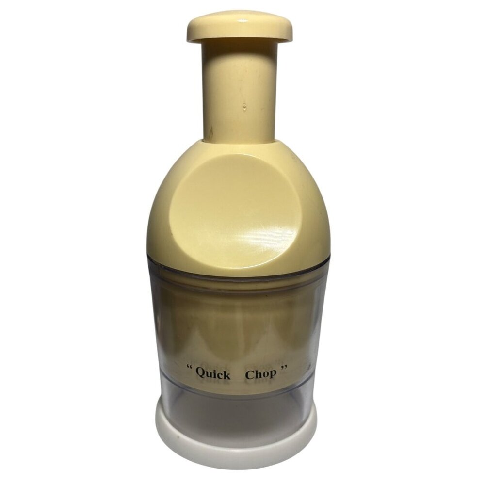 Quick Chop Manual Food Chopper & Dicer With Stainless Steel Blades